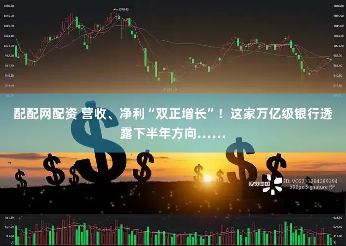 配配网配资 营收、净利“双正增长”！这家万亿级银行透露下半年方向……